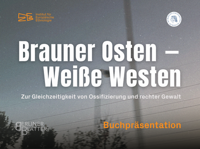 Buchpr&auml;sentation Brauner Osten - Wei&szlig;e Westen